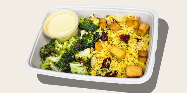 Coconut Curry Tofu Hot Plate