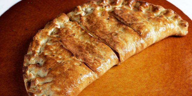 Halal Chicken Garlic Calzone