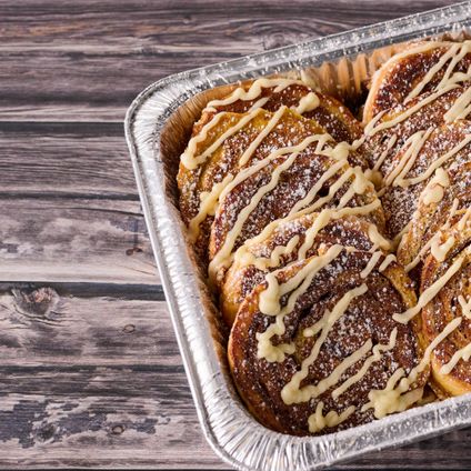 Cinnamon Roll French Toast Tray