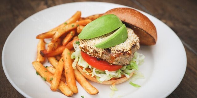 Cotija Avocado Turkey Burger