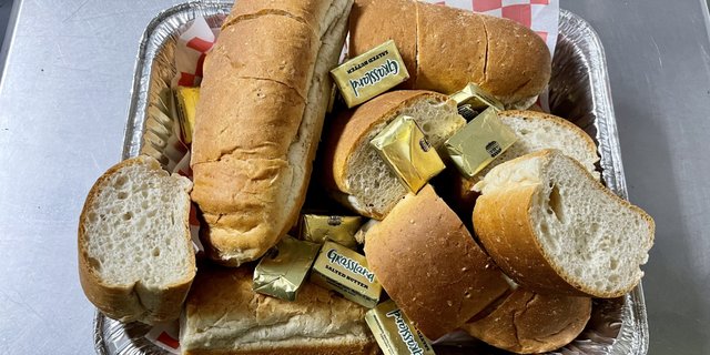 Pan of Bread & Butter