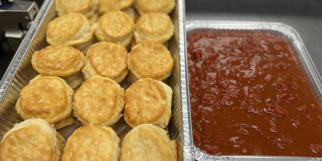 Tomato Gravy & Buttery Biscuits