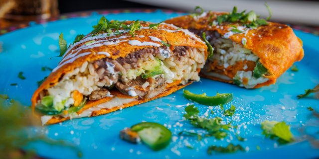 Chicken Tinga Burrito
