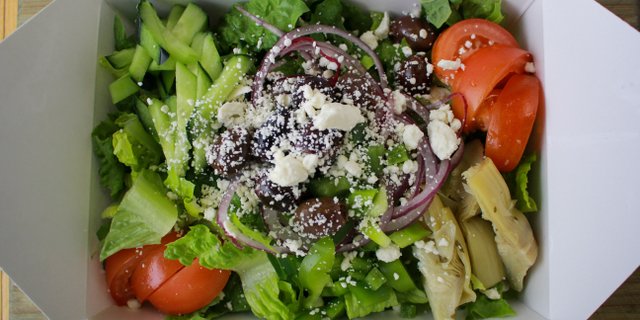 Greek Salad Bagged Lunch