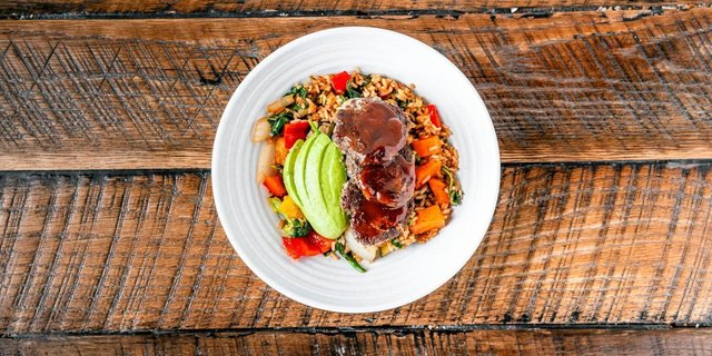Individual Vegan Sweet & Spicy Kebab Bowl
