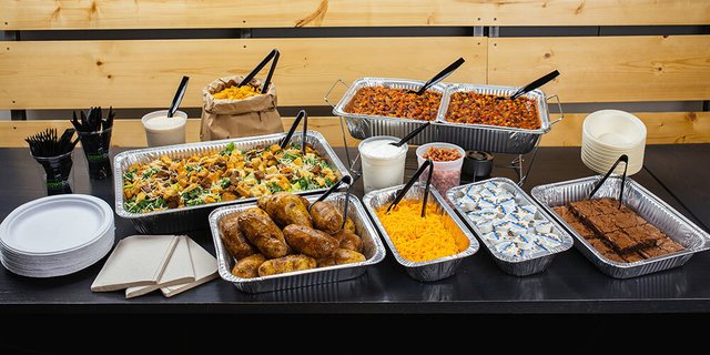 Baked Potato & Chili Bar