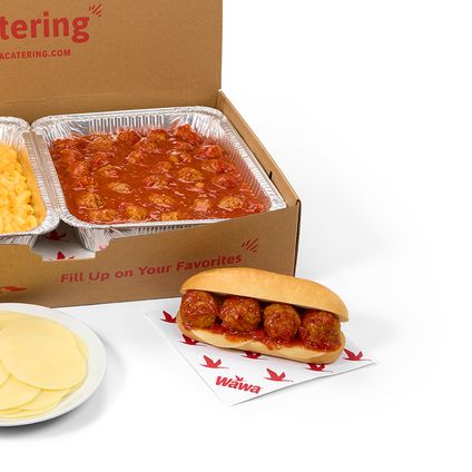 Meatball Hoagie & Mac & Cheese Hot Trays