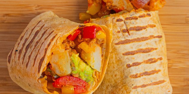 Vegan Chorizo Avocado Wrap
