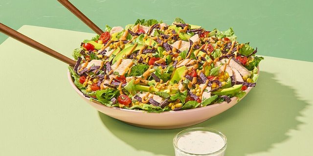 Southwest Chicken Ranch Salad