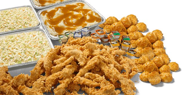 100pc Tenders Meal Bundle (50 Sauces)