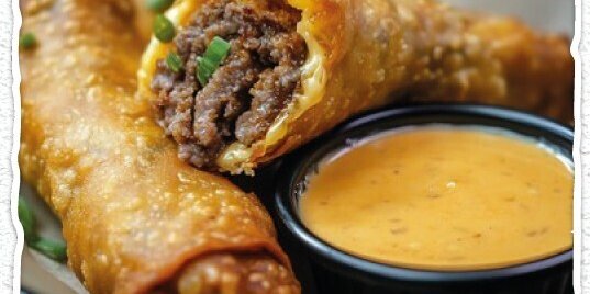 Steak & Cheese Egg Roll