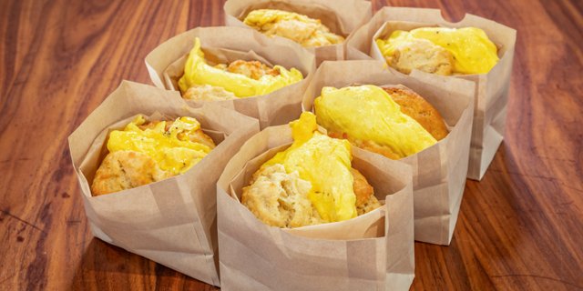 Scrambled Egg & Cheese Biscuits