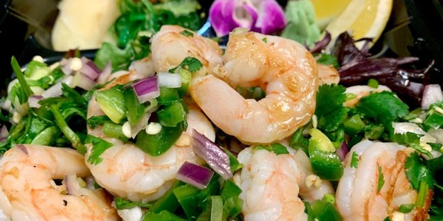 Grilled Shrimp Poke