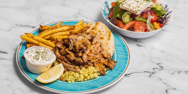 Chicken Gyro Meat Plate