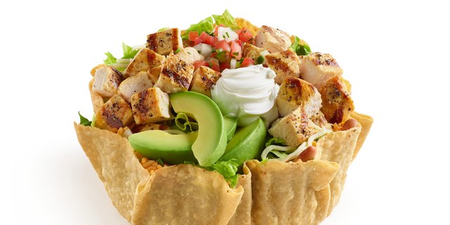 Double Chicken Tostada Salad