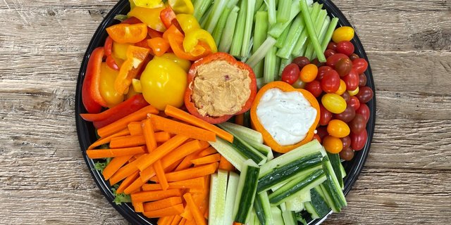 Raw Crudite Veggie Platter