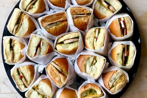 Roasted Chicken Sliders