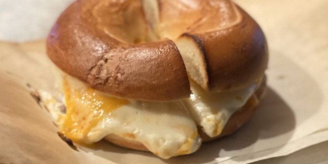 Grilled Cheese Bagel