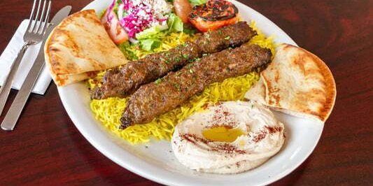Kofta Kabob Plate