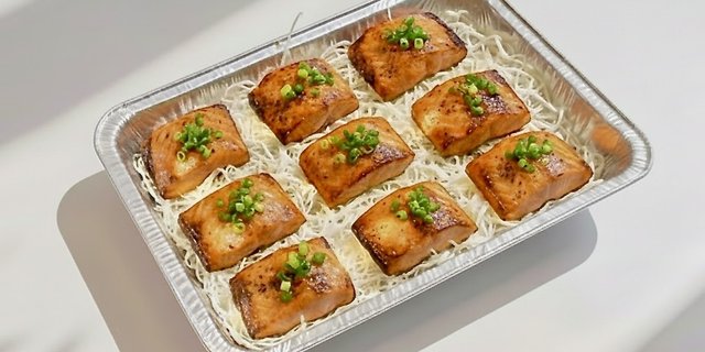 Salmon Teriyaki Tray
