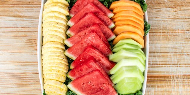Sliced Melon Platter