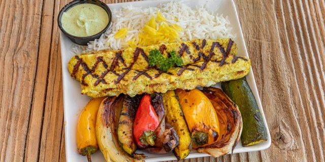 Chicken Koobideh Plate
