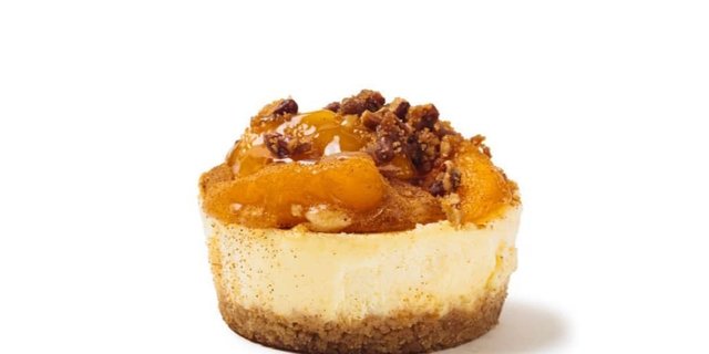 Peach Bourban Pecan Cheesecake