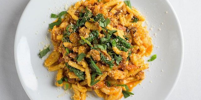 Cavatelli w/ Shrimp & Sausage