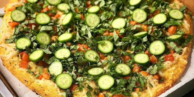 Armenian Style Vegan Pizza