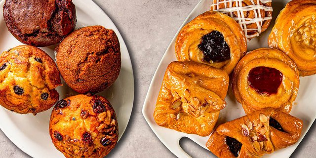 Danish, Muffins & Croissants
