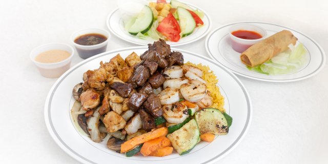 Hibachi Steak, Chicken & Shrimp Buffet Package