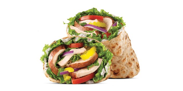 Creamy Mediterranean Wrap