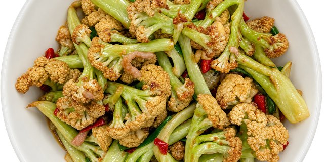 Stir-Fried Cauliflower Tray