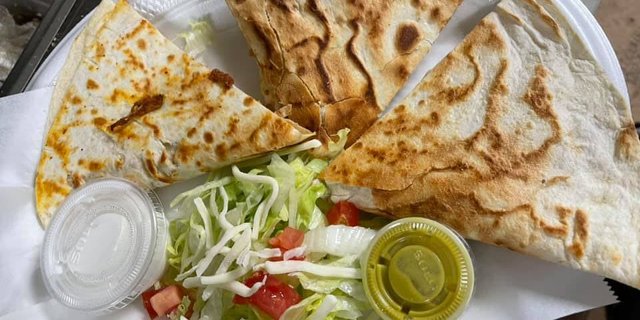 Mushroom & Spinach Quesadilla
