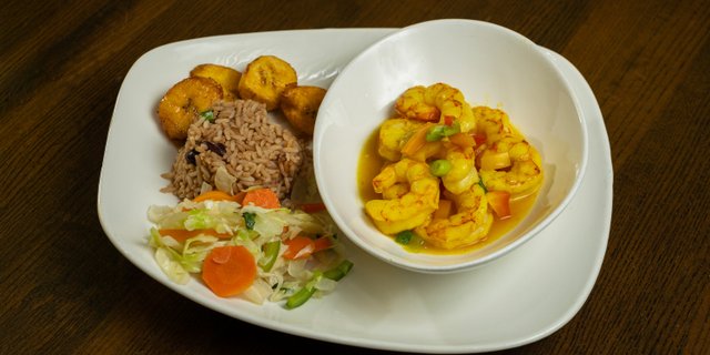 Curry Shrimp Plate