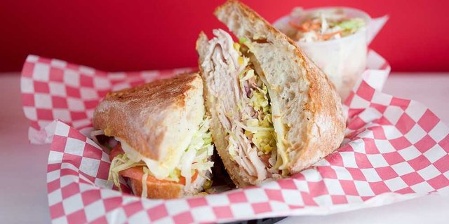 Real Turkey Sandwich on Ciabatta