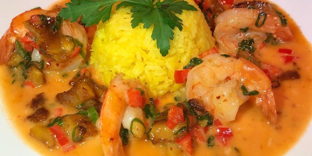 Coconut Shrimp Bowl