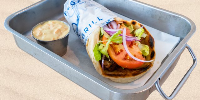 Homemade Chicken Gyro Wrap