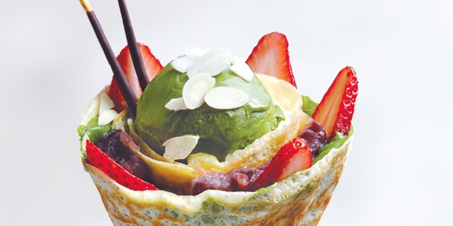 Azuki Berries Crepe