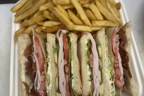 Turkey Avocado Club Sandwich
