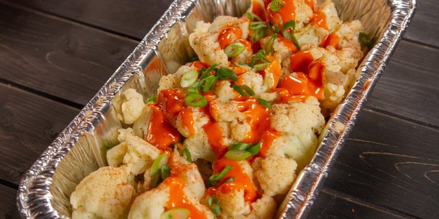 Roasted Buffalo Cauliflower
