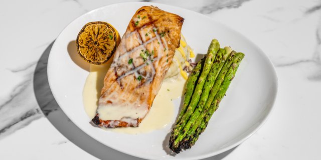 Grilled Three Pepper Salmon