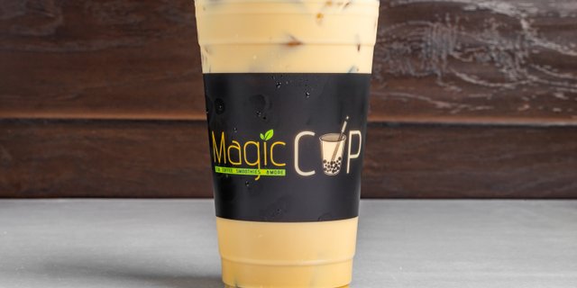 Jasmine Milk Tea w/ Herbal Jelly