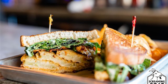 Fried Green BLT Sandwich