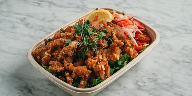 Thai Popcorn Chicken Salad