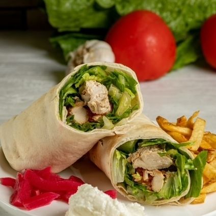 Chicken Kabob Wrap