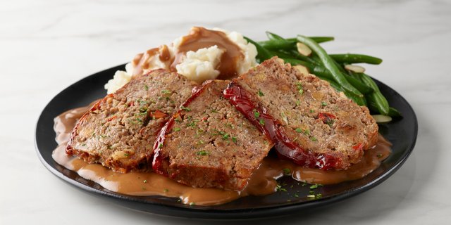 Homemade Meatloaf Dinner
