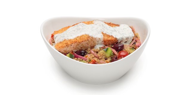 Mediterranean Salmon Bowl