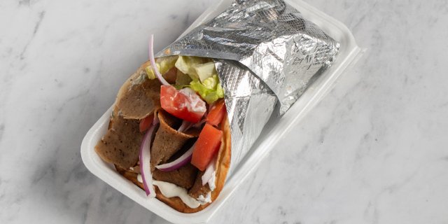 Beef & Lamb Gyro Pita Sandwich
