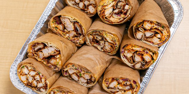 Chicken Katsu Wraps